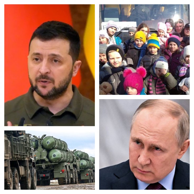 Volodymyr Zelensky claimed that Russian troops forcibly took 2,00,000 Ukrainian children to Russia Volodymyr Zelensky claimed that Russian troops forcibly took 2,00,000 Ukrainian children to Russia