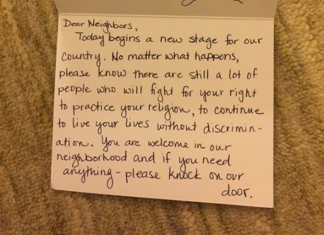 Letter to a Muslim family
