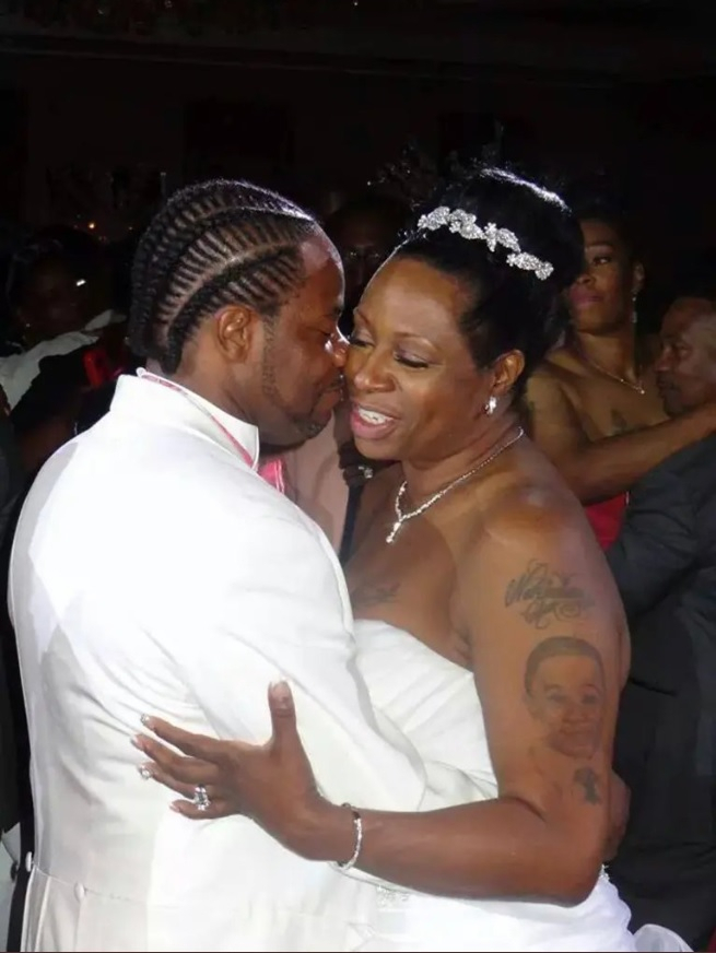 Tandra Bowser-Williams with husband Tandra Bowser-Williams with husband
