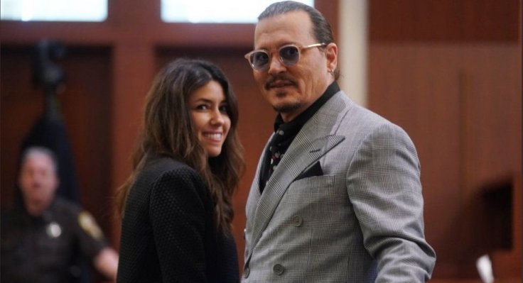 Camille Vasquez and Johnny Depp