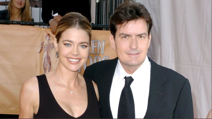 Denise Richards with Charlie Sheen