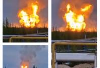 Fire at Urengoyskoye gas field