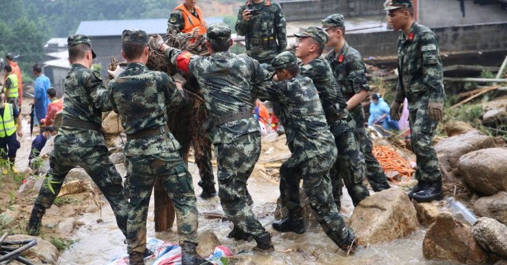 Southern China floods 