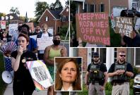 Pro abortion Amy Coney Protests