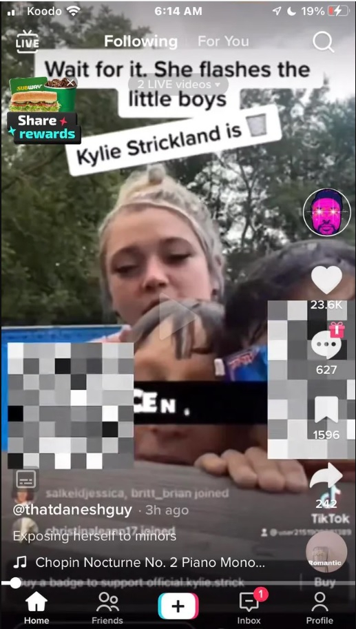 Kylie Strickland TikTok