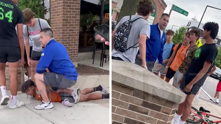 Chicago cop pins a teen to ground Chicago cop pins a teen to ground