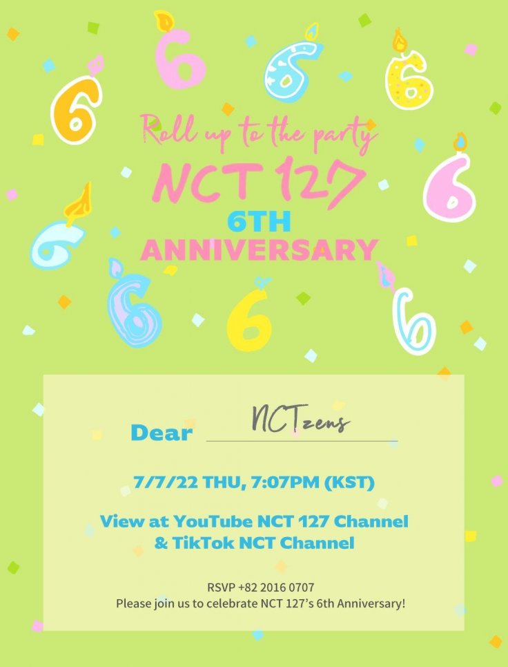 NCT127 6th Debut Anniversary