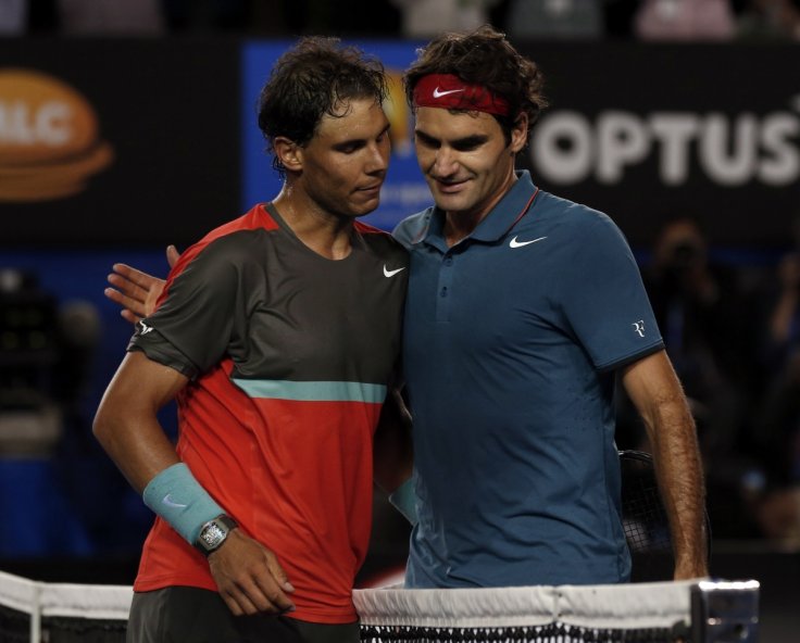 Rafael Nadal and Roger Federer