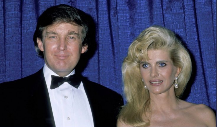 Donald Trump with Ivana Trump 