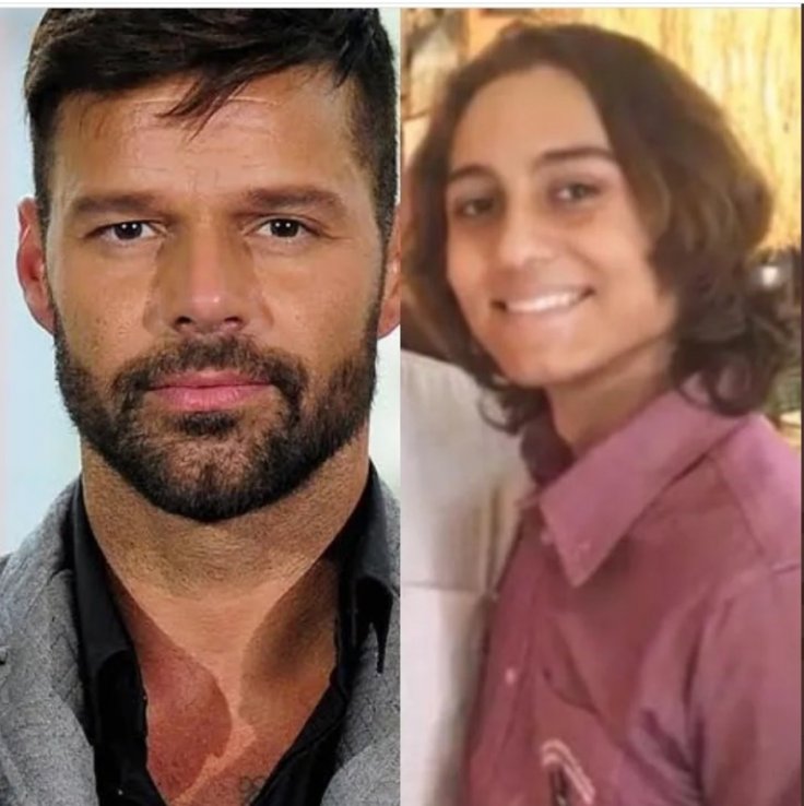 Ricky Martin and Daniel Yadiel Sanchez