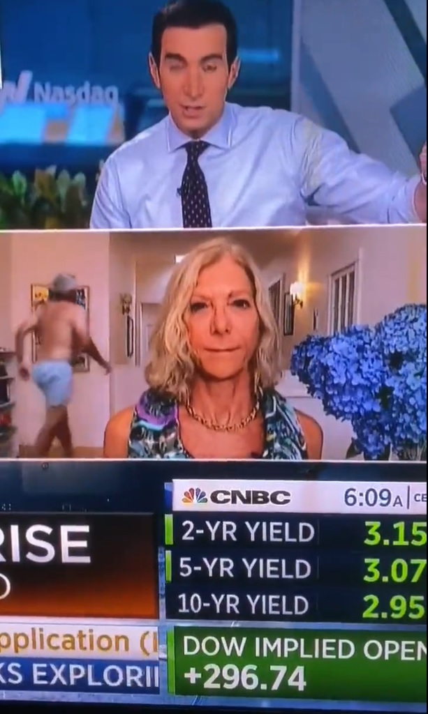 CNBC half-naked man