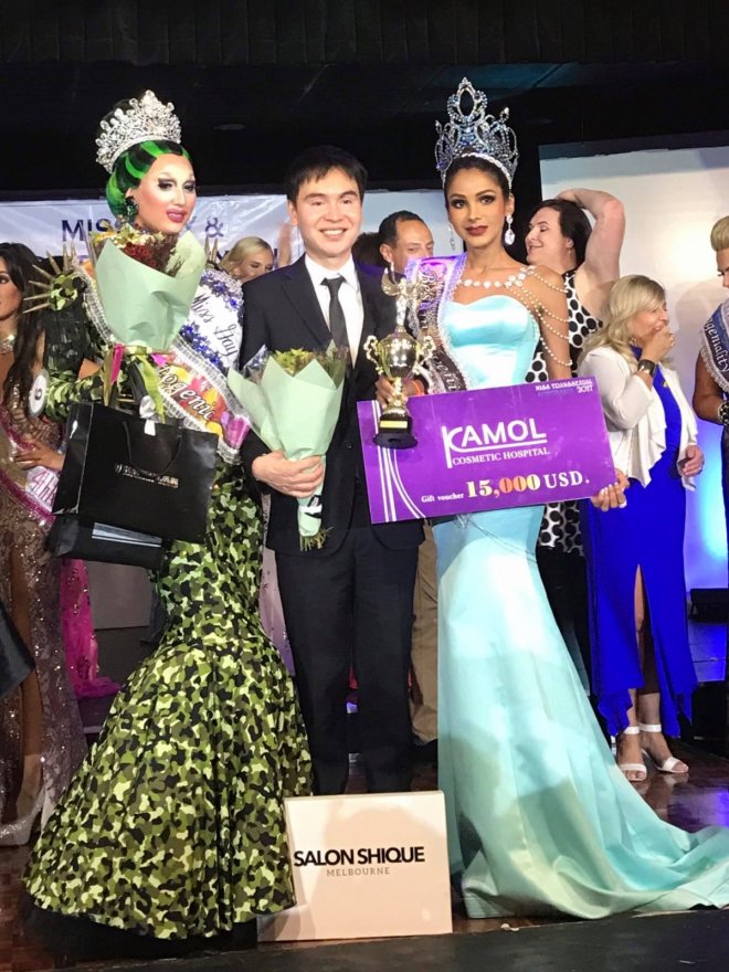 Malaysian crowned as Miss Transsexual Australia 2017