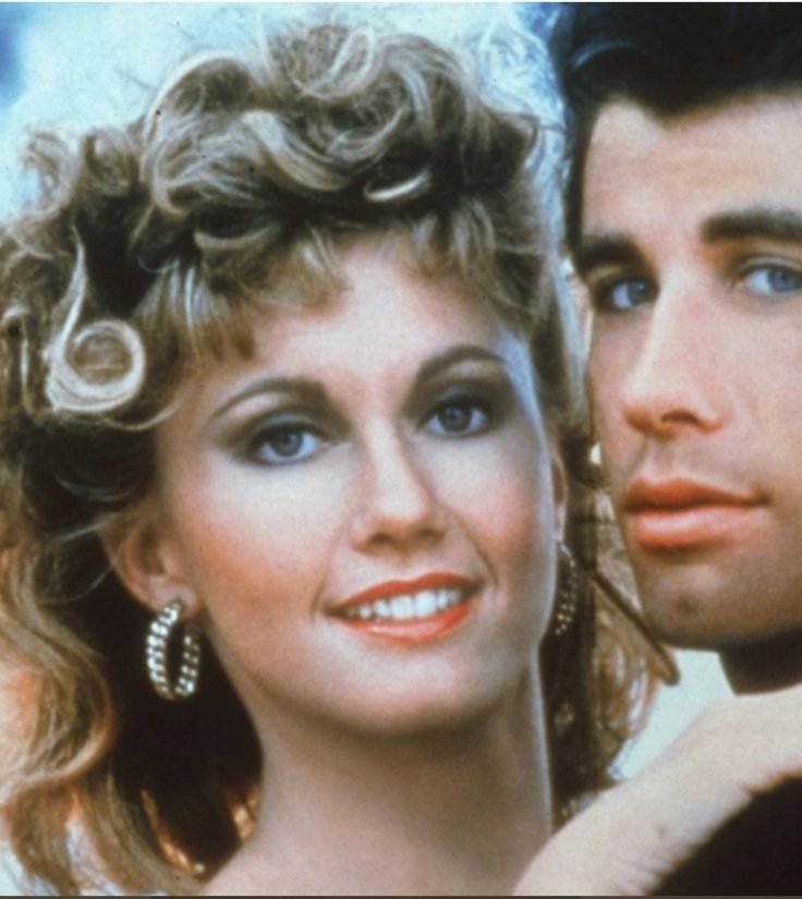 Olivia Newton-John with John Travolta