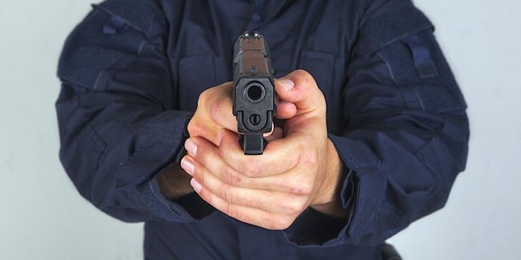 Sheriff's deputy points gun at pregnant woman