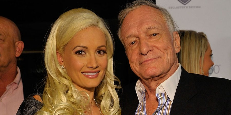 Holly Maddison and Hugh Hefner
