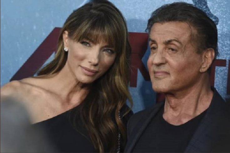 Sylvester Stallone with Jennifer Flavin