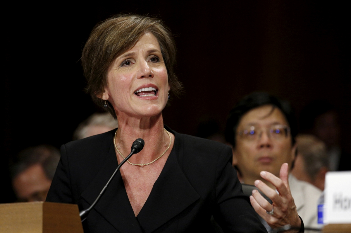 Trump Fires Acting Attorney General Sally Yates For Defying Travel Diktat