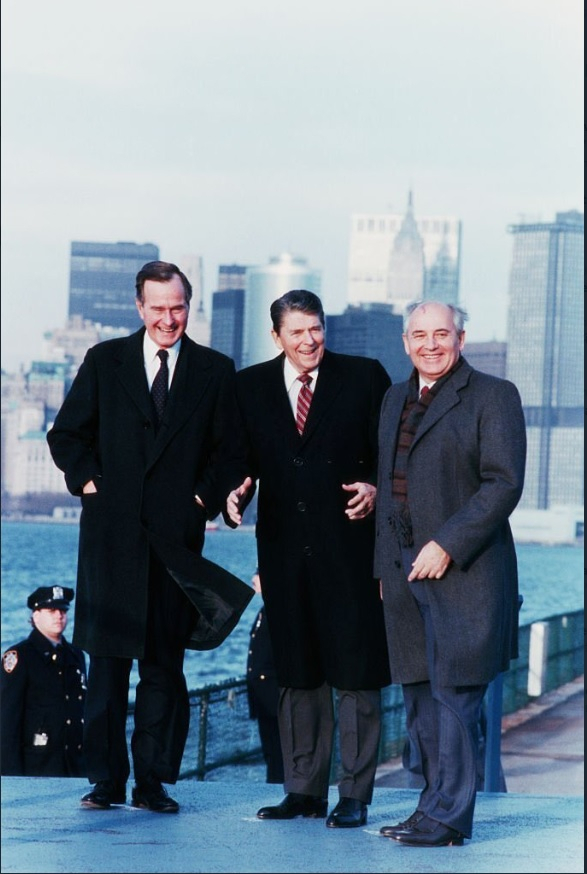 Mikhail Gorbachev trio
