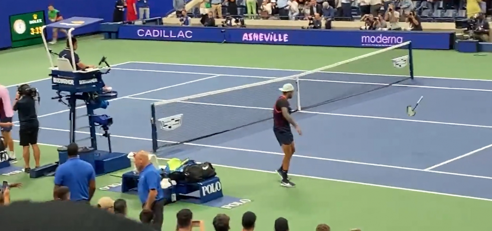 Nick Kyrgios Smashes And Breaks Three Rackets As He Exits US Open With ...