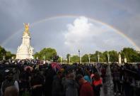 Rainbow at Queen Victoria Memorial