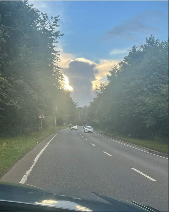 Cloud resembling the Queen Cloud resembling the Queen