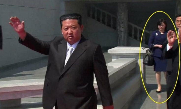 Kim Jong Un with unidentified woman