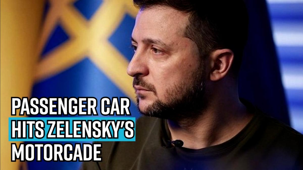passenger-car-hits-zelenskys-motorcade-first-aid-given-to-driver-of-colliding-car-president-unharmed