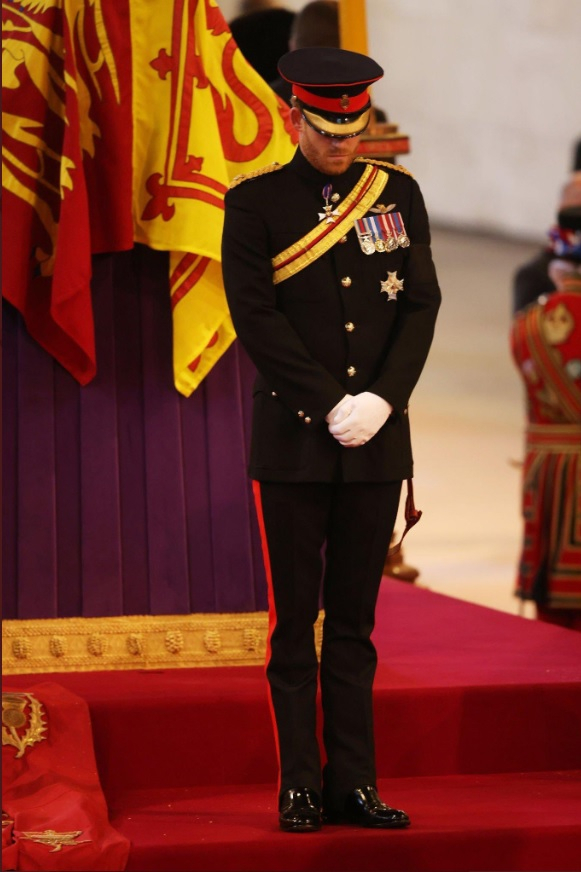 Prince Harry salute