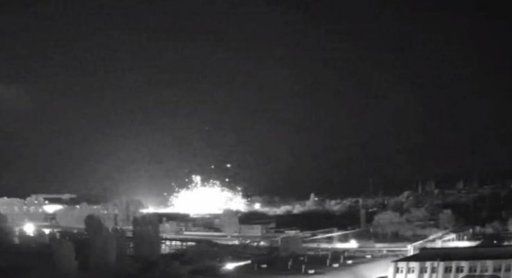 The Pivdennoukrainsk plant in the Mykolaiv region was hit in the fresh strike on Monday. The Pivdennoukrainsk plant in the Mykolaiv region was hit in the fresh strike on Monday.