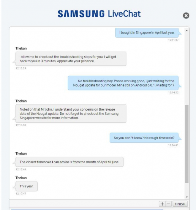 Samsung LiveChat