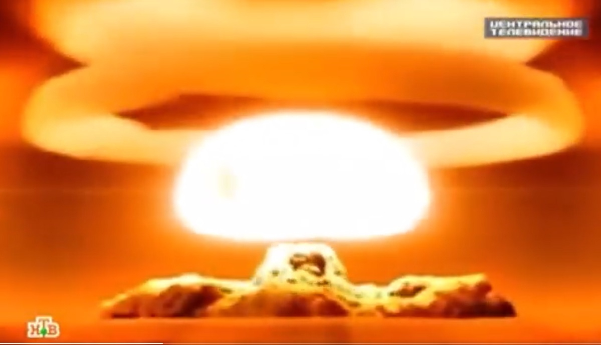 Russian Media Shows Mushroom Clouds Horrific Footage Shows Nuclear Explosions And Armageddon 