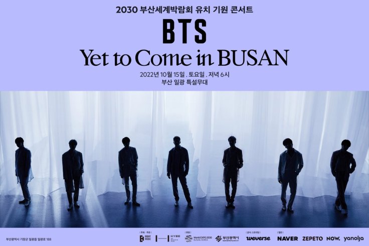 BTS Yet To Come In Busan Concert Live Stream