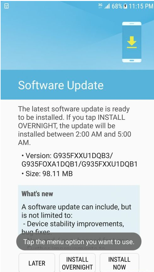 Android 7.0 Nougat OTA stable build for Galaxy S7/S7 Edge