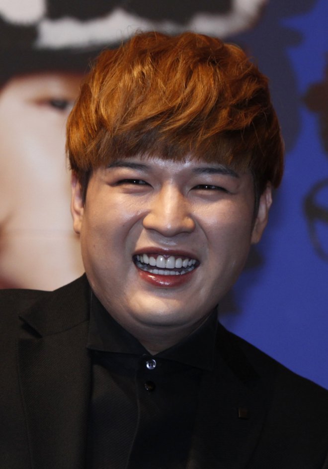 Shindong, a member of South Korean boy-band Super Junior