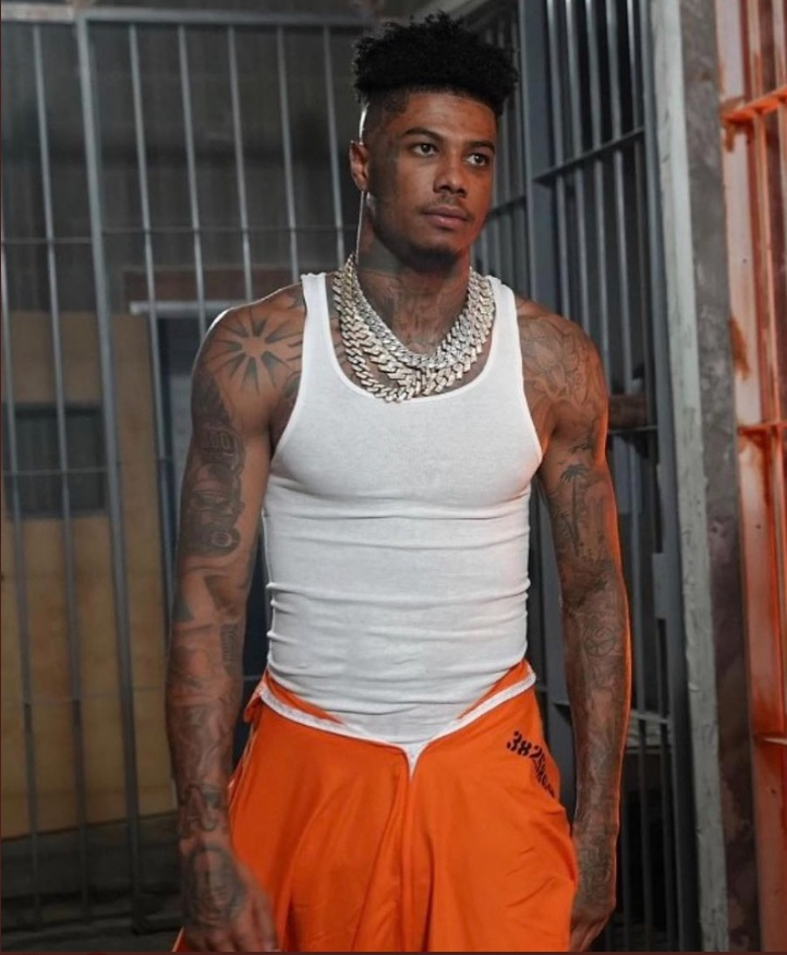 Dramatic Moment Rapper Blueface Is Arrested Outside Las Vegas ...