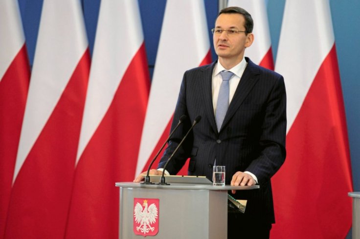 Polish prime minister Mateusz Morawiecki