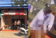 Thai couple caught having sex