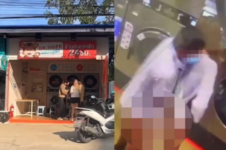 Thai couple caught having sex