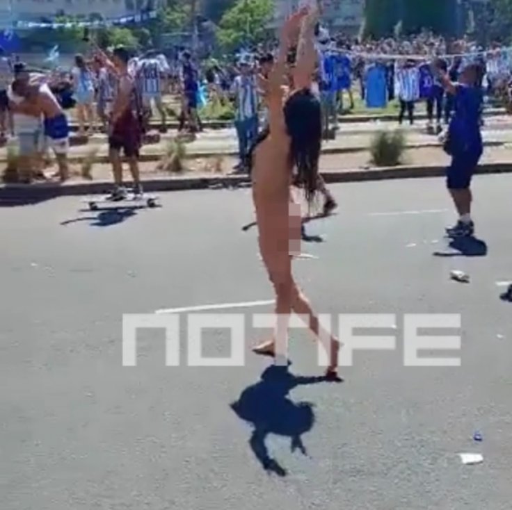 Argentina fan naked