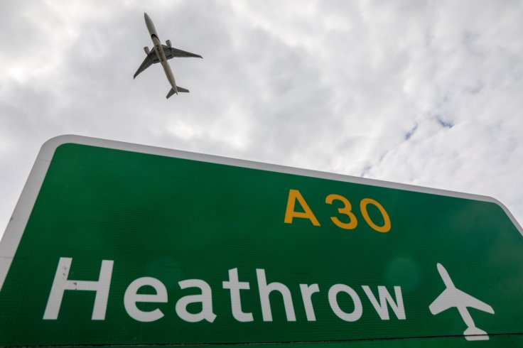 Heathrow Airport.