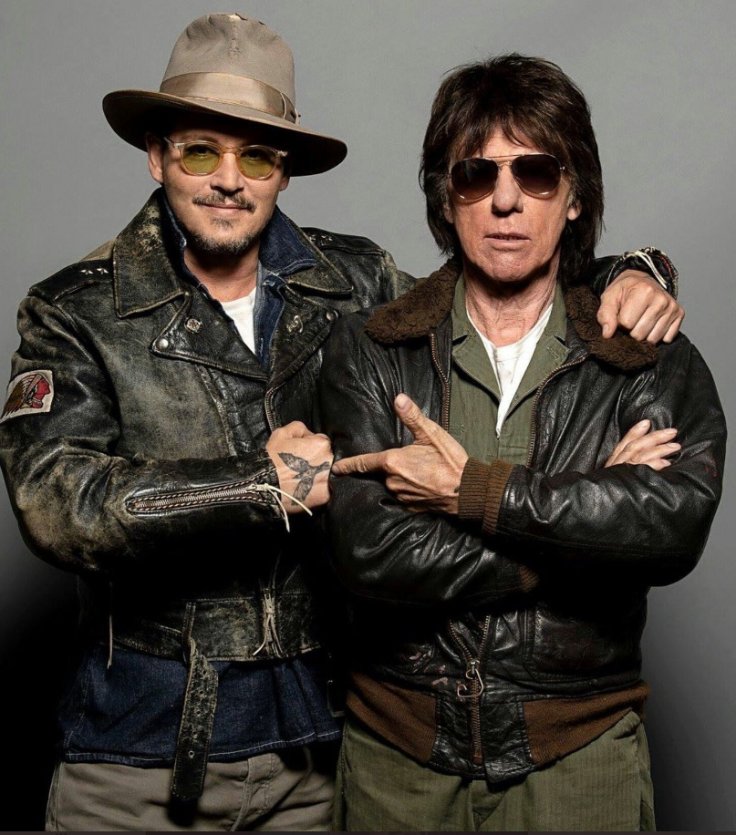 Jeff Beck with Johnny Depp 