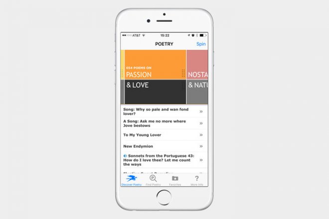 Poetry App from The Poetry Foundation