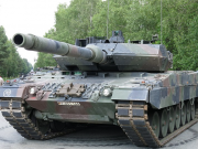 Leopard battle tanks