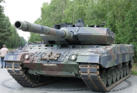 Leopard battle tanks