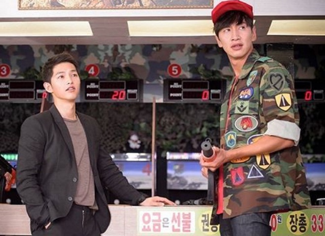 Song Joong-ki and Lee Kwang-soo