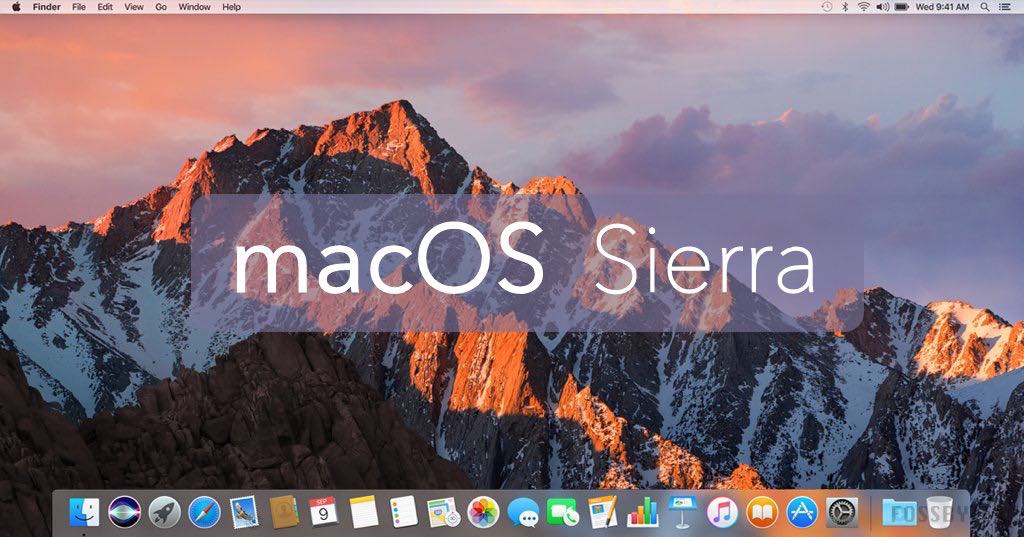 how to update from mac os sierra
