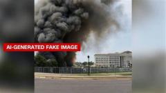 fake image of pentagon explosion