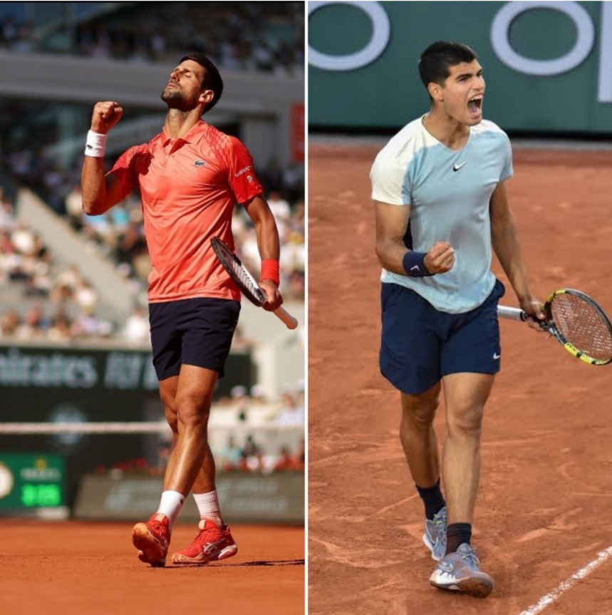 Carlos Alcaraz Vs Novak Djokovic French Open 2023 Semifinal Live ...