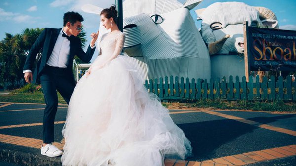 Nicky Wu and Cecilia Liu Shishi's wedding