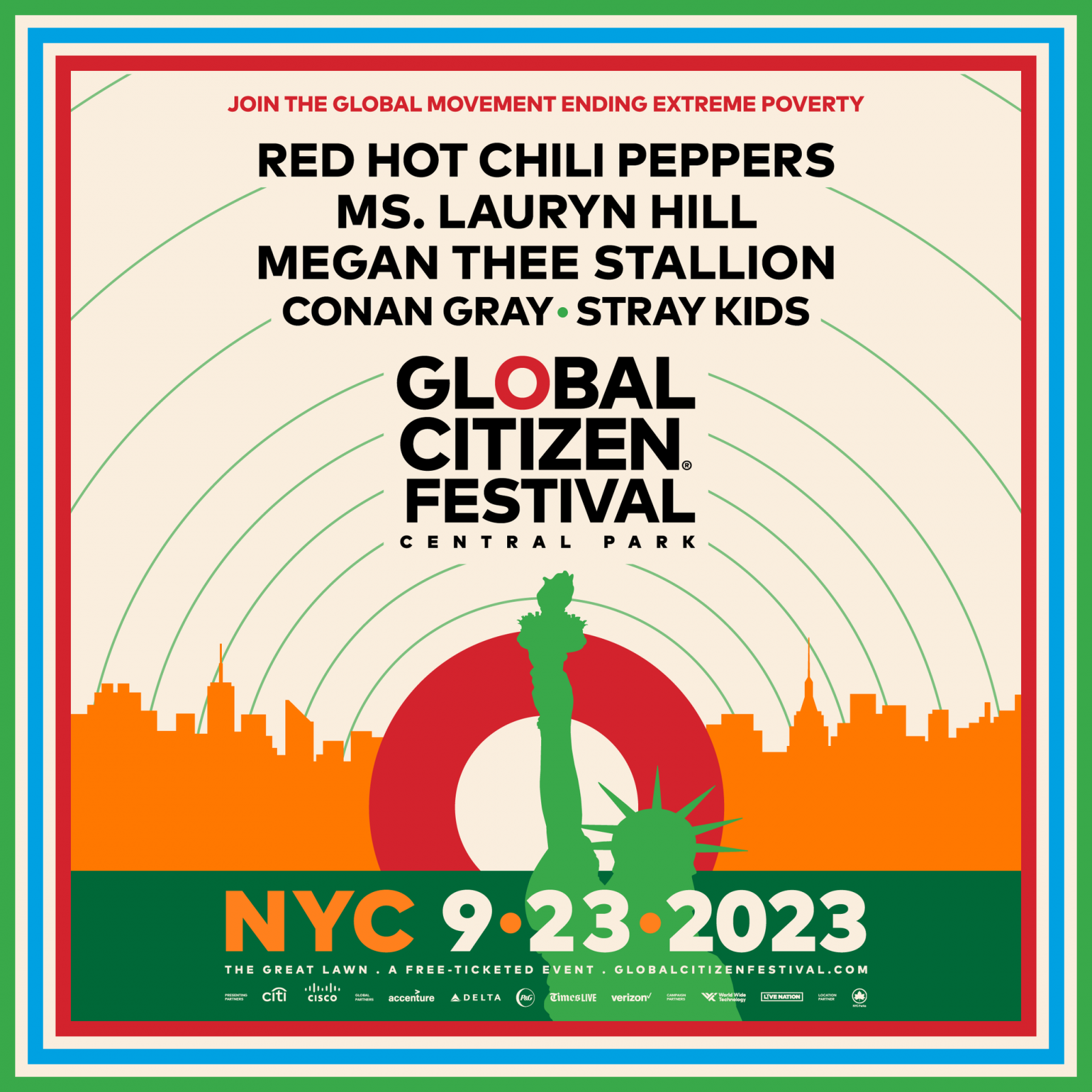 Global Citizen Festival 2023 How to Watch, Date, Venue, Lineup, and More